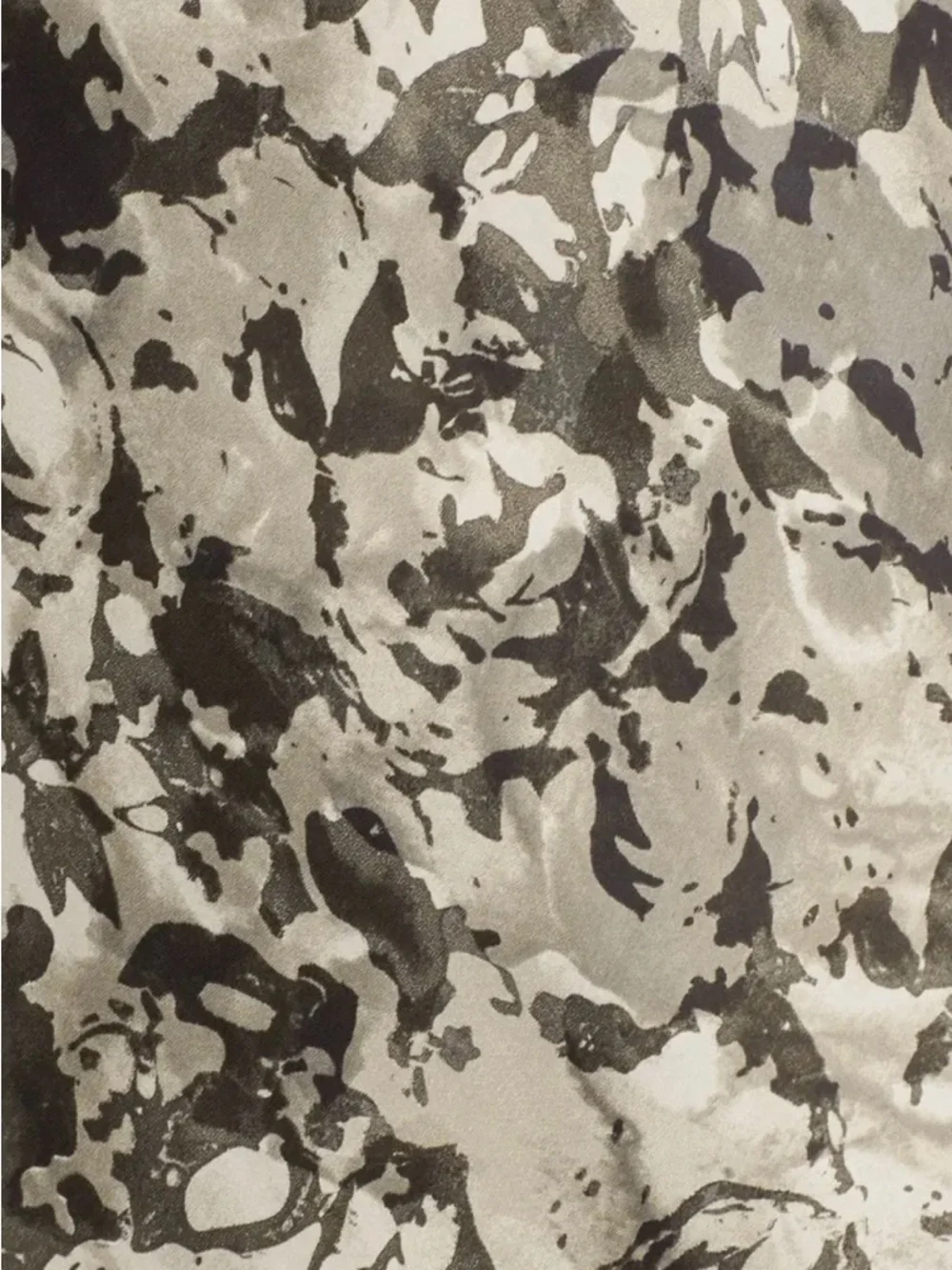 Kenneth Cole NY Camo Floral Silky Y2K Asymmetrical Slip Dress Size M - Picture 6 of 10
